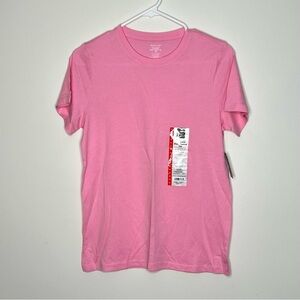 Ladies Pink Crewneck T-Shirt